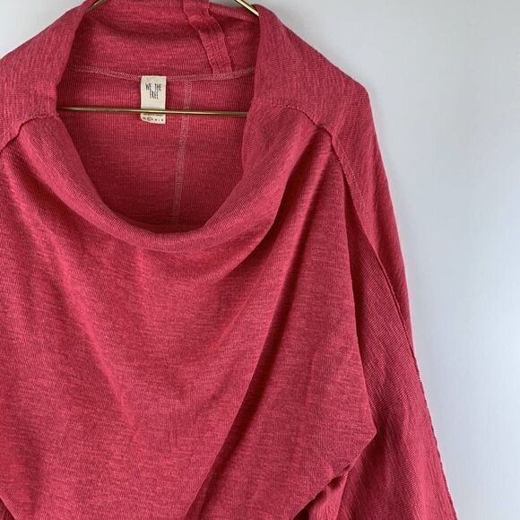 WE THE FREE coral boat neck sweater Women’s size XS Cozy - Picture 3 of 5